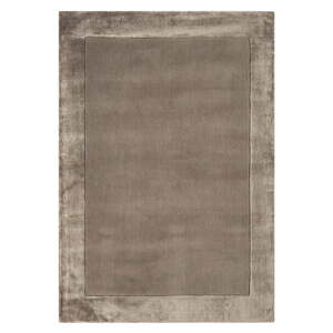 Barna kézi szövésű gyapjú keverék szőnyeg 200x290 cm Ascot – Asiatic Carpets