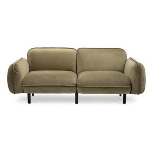 Zöld bársony kanapé 188 cm Bean – EMKO