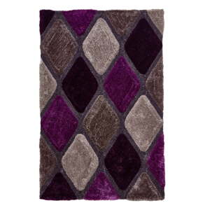 Sötétlila kézi szövésű szőnyeg 150x230 cm Noble House – Think Rugs