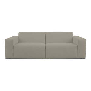 Világosbarna buklé kanapé 228 cm Roxy – Scandic