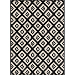 Fekete-fehér szőnyeg 80x120 cm Avanti – FD