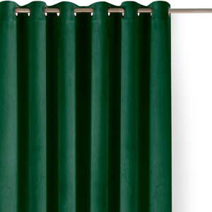 Zöld bársony dimout (semi-opac) függöny 140x270 cm Velto – Filumi