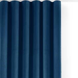 Kék bársony dimout (semi-opac) függöny 400x300 cm Velto – Filumi