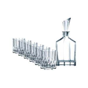 Aspen Whisky Set 6 db kristályüveg whiskys pohár és 1db whiskys üveg - Nachtmann