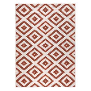 Malta barna-krémszínű kültéri szőnyeg, 160 x 230 cm - NORTHRUGS
