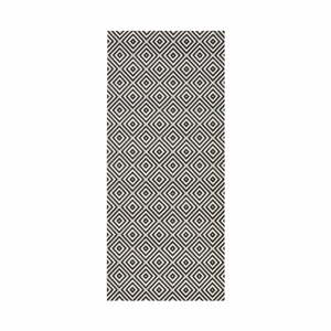 Karo fekete-fehér kültéri szőnyeg, 80 x 150 cm - NORTHRUGS