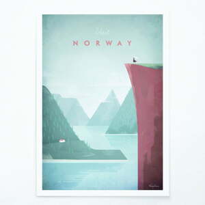 Poszter Norway, 30x40 cm - Travelposter