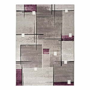 Detroit szürke-lila szőnyeg, 120 x 170 cm - Universal