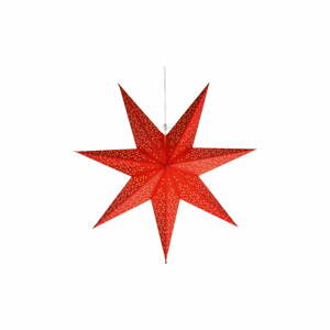 Dot piros világító csillag dekoráció, ⌀ 54 cm - Star Trading